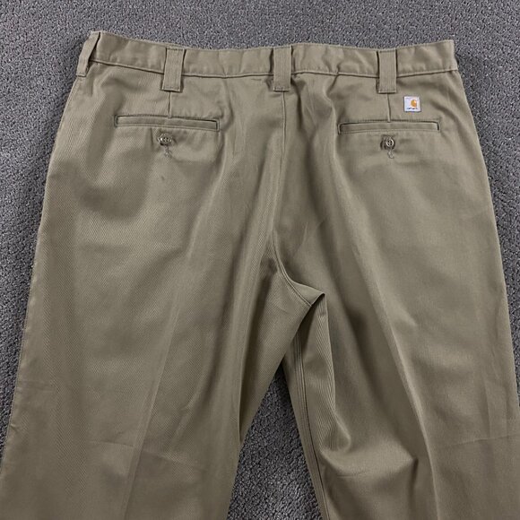 Carhartt Blended Twill Pant Men's 42 x 28 Work B290 KHI - Picture 4 of 13